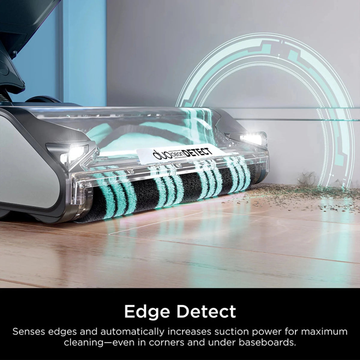 Shark POWERDETECT Upright Vacuum With DuoClean Detect, Black/Teal - AZ4000
