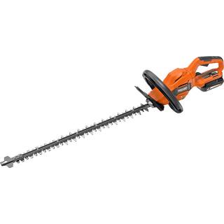 RIDGID 18V Brushless Cordless 22 in Hedge Trimmer Kit With 2.0 Ah Battery And Charger - R01401K