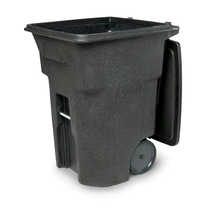 Toter 96 Gallon Trash Can With Smooth Wheels And Lid