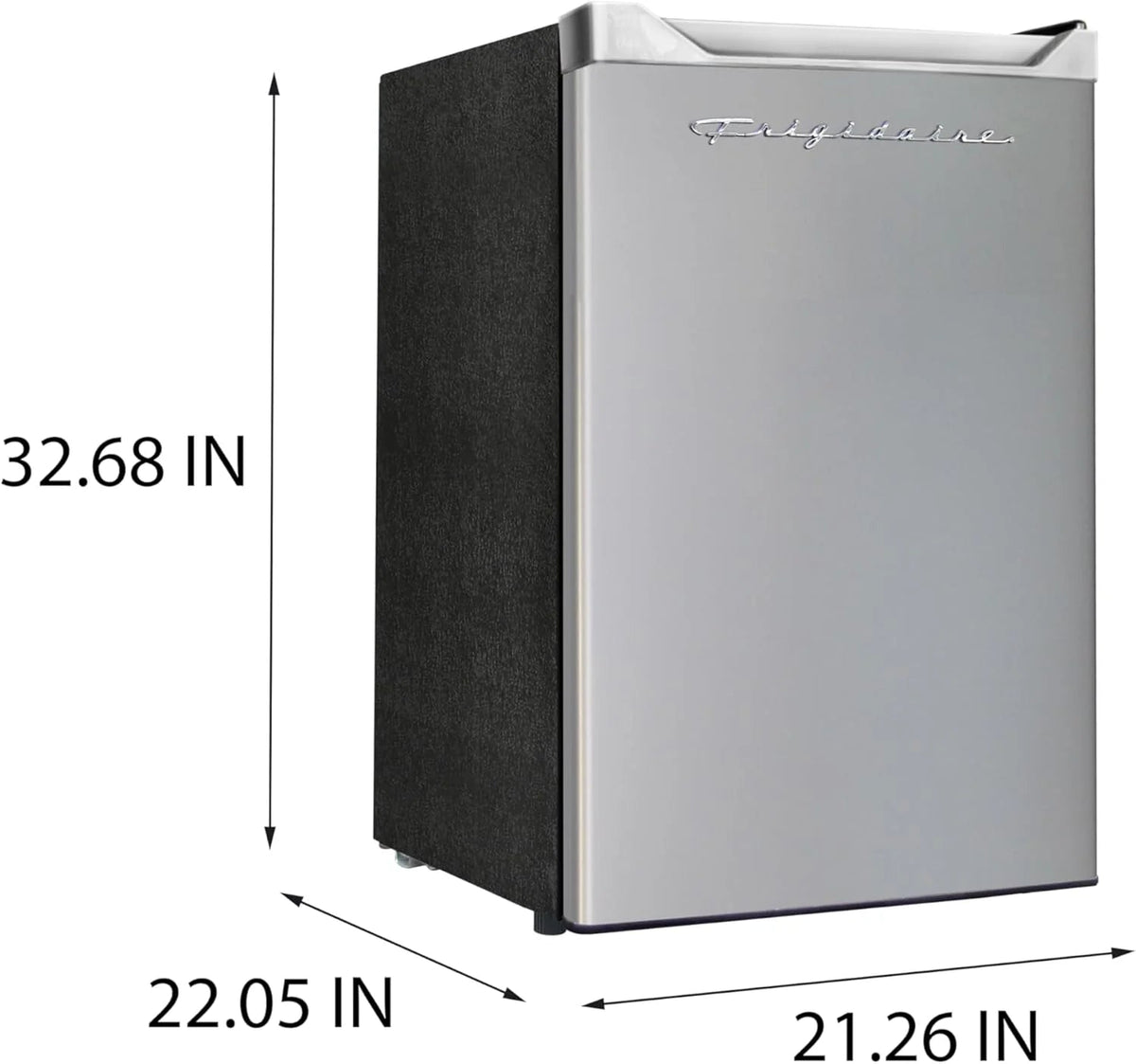Frigidaire Upright Freezer, 6.5 cu. ft., Silver, 21in D x 23in W x 56in H - EFRF696-AMZ
