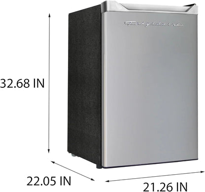 Frigidaire Upright Freezer, 6.5 cu. ft., Silver, 21in D x 23in W x 56in H - EFRF696-AMZ