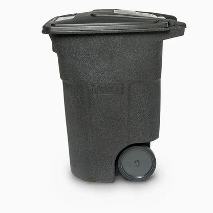 Toter 96 Gallon Trash Can With Smooth Wheels And Lid