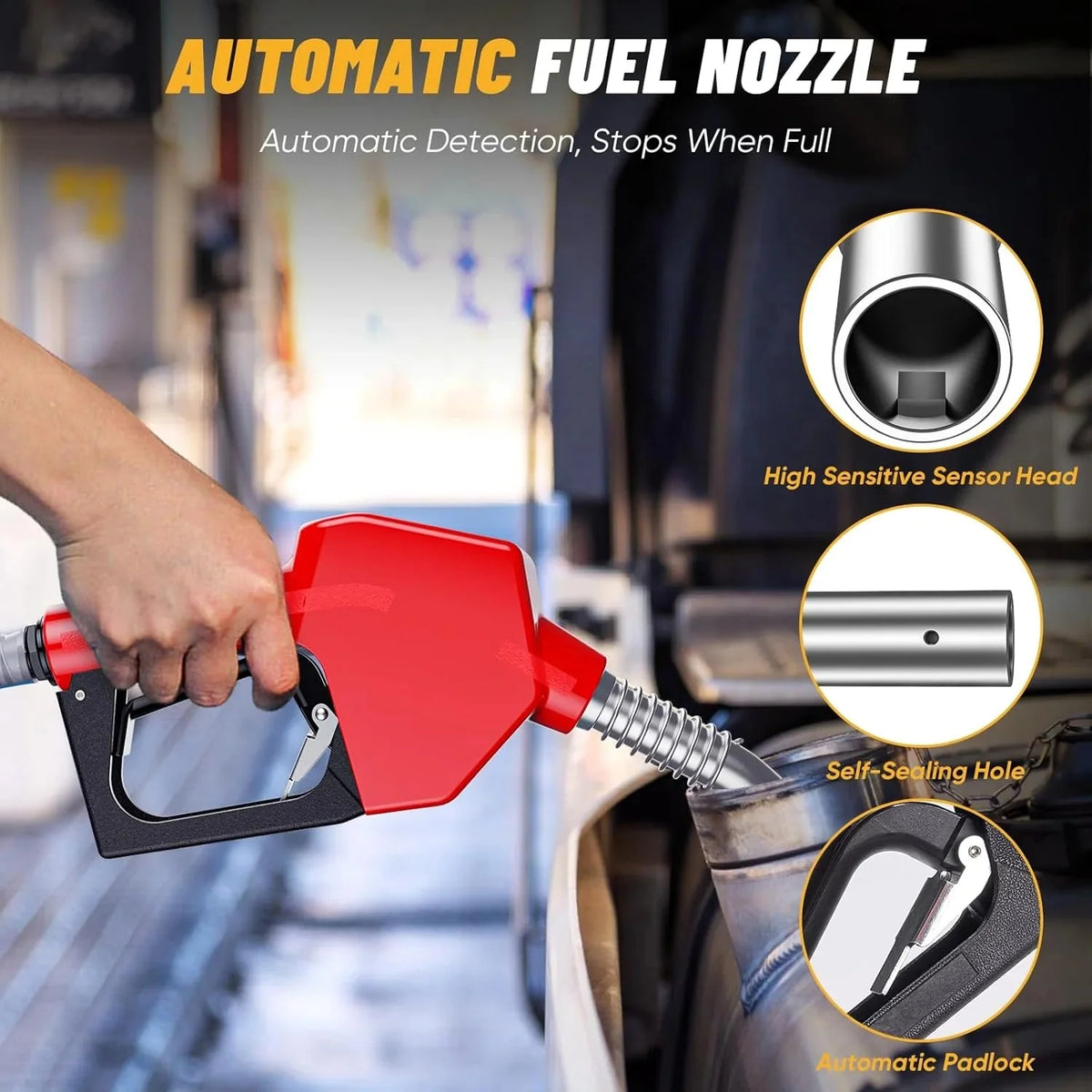 TaskStar 260W Cordless Diesel Kerosene Fuel Transfer Pump Kit, 12 GPM, 21V 4.0Ah Battery, 2 x 6.6 ft Hoses