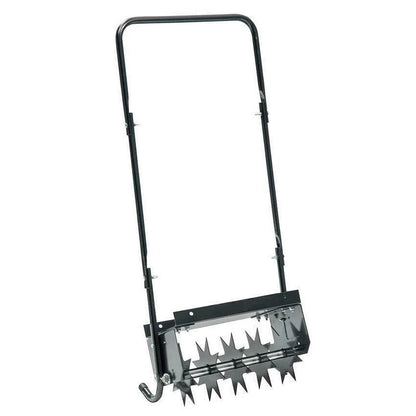 16-Inch Lawn Push Spike Aerator With Comfortable Handle