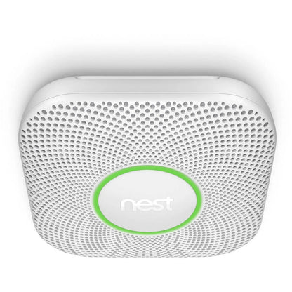 Google Nest Protect Wired Split-Spectrum Smoke And Carbon Monoxide Alarm - S3003LWES