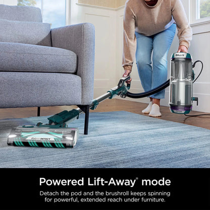 Shark POWERDETECT Upright Vacuum With DuoClean Detect, Black/Teal - AZ4000