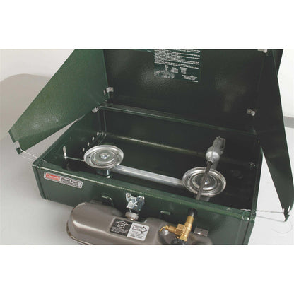 Coleman Dual Fuel 2-Burner Stove, 5 x 11 x 19 in - Guide Series